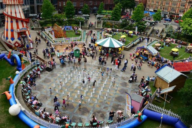 Sheffield's Peace Gardens are hosting a summer seaside themed event.