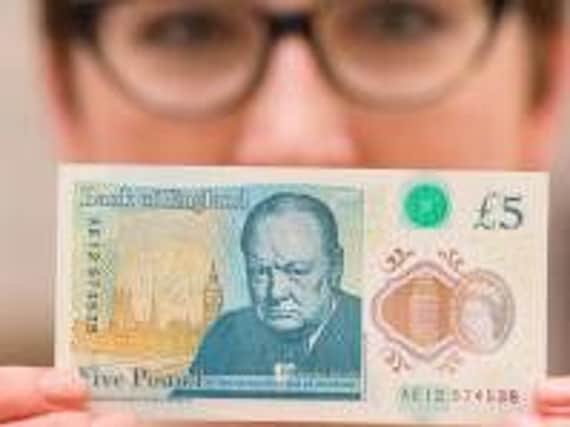 New fiver features Sir Winston Churchill