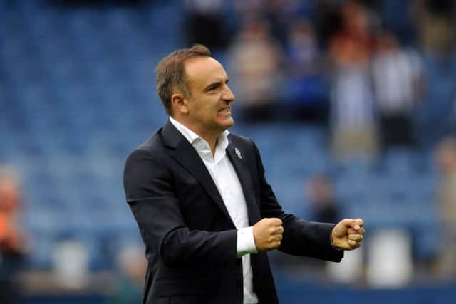 Carlos Carvalhal was certainly relieved