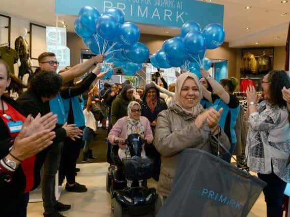 Shoppers were welcomed into the new store by 282 staff members