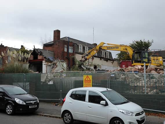 Demolition has started on the old police station on Hammerton Road. Picture: Andrew Roe