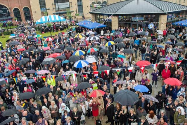 The opening of Fox Valley shopping centre in Stocksbridge