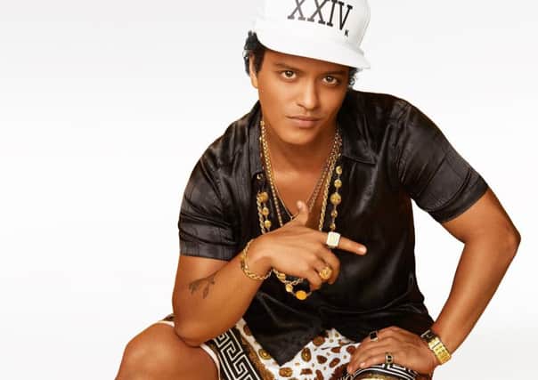 Uptown Funk star Bruno Mars
