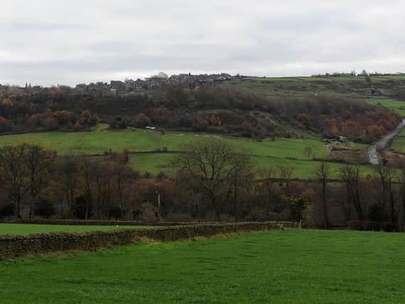 Green belt land in Stannington.