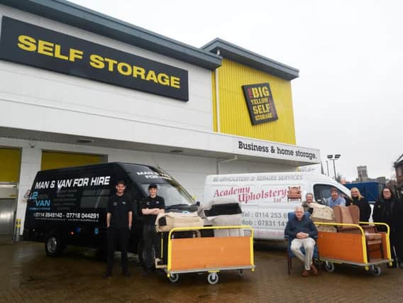Big Yellow Self Storage donates space to Sheffield Churches Council for Community Care.