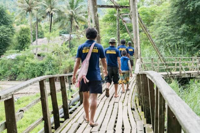 Camp security at Mae La in Thailand. Photo: Matt Gonzalez-Noda