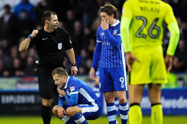 Almen Abdi came off with a shoulder injury in last week's win over Rotherham United