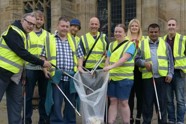 Keep Britain Tidy is urging hardy volunteers likes these ones in Sheffield to take part in litter picks during a campaign event on March 5 this year.