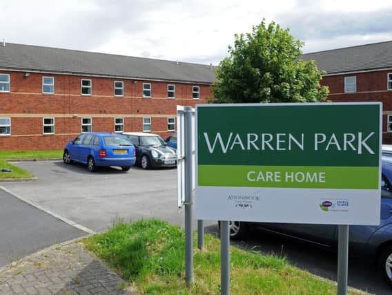 Warren Park Care Home in Chapeltown, which has closed for refurbishment