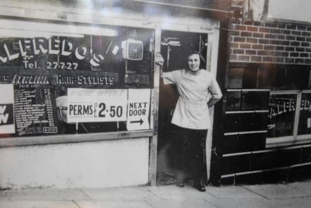 Alfredo outside his old salon at the Black Swan, in Snig Hill