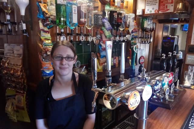 Rebecca Beecroft, bar manager at The Cock Inn, in Oughtibridge