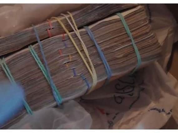 Cash seized in police raids in Rotherham