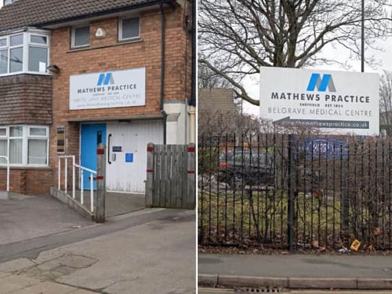 The Mathews Practice Belgrave runs GP surgeries on White Lane, Gleadless Townend and Asline Road in Highfield