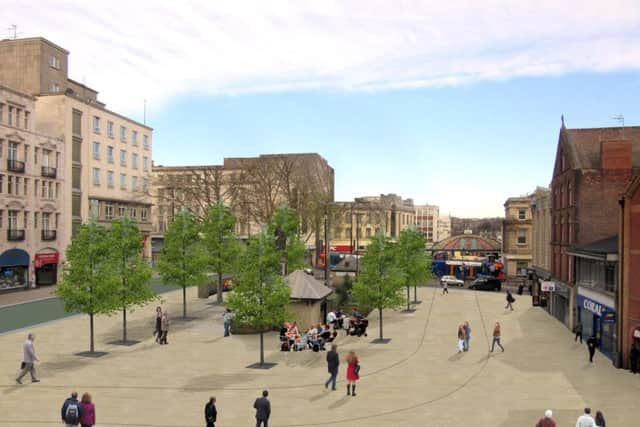 The proposed redevelopment of Fitzalan Square.