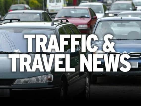 Temporary traffic lights are causing problems on the roads in Sheffield today