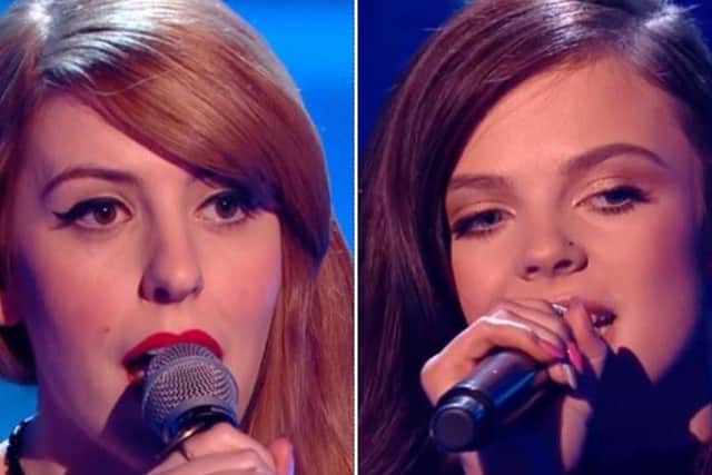 Ruth went up against 16-year-old Sarah Morgan for a place in the live shows. Picture: ITV