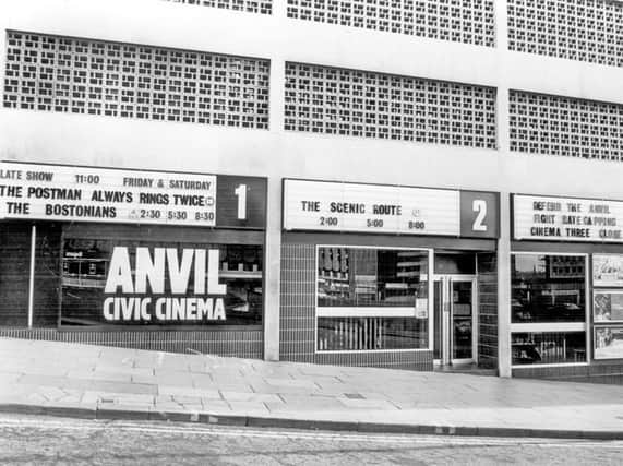 The Anvil Civic Cinema was in the basement of the now demolished Grosvenor Hotel complex.