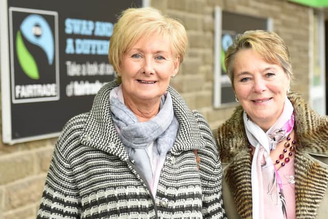 Hazel Millward and Marueen Scott meet regularly in Dronfield