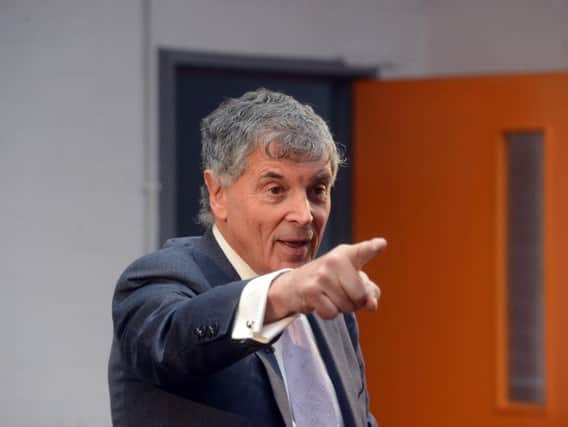 David Dein Former chairamn of Arsenal FC and founding memberof the Premier League is to visit a Barnsley school