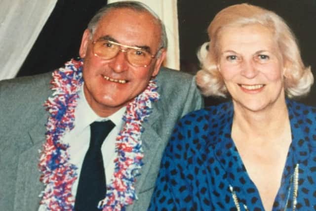 Dennis with his wife Brenda