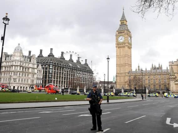 The scene in London. Picture: PA