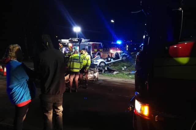 There was a serious crash at a notorious Sheffield junction on Friday night