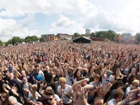 The crowds at Tramlines in 2015.