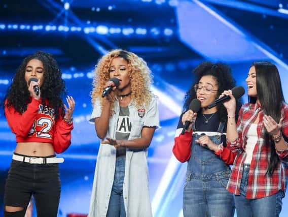 The Miss Treats with Lavelle (far left) on Britain's Got Talent. (Photo: Britain's Got Talent/Thames TV/Syco).