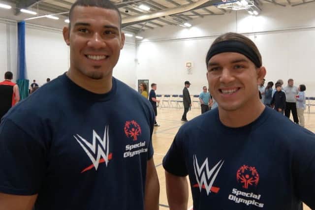 "It's been an amazing experience with these kids," said WWE superstars American Alpha tag team Jason Jordan and Chad Gable.