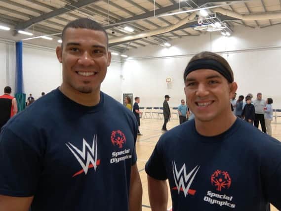 "It's been an amazing experience with these kids," said WWE superstars American Alpha tag team Jason Jordan and Chad Gable.