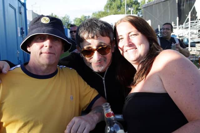 The Lightning Seeds star Ian Broudie with fans at MosFest