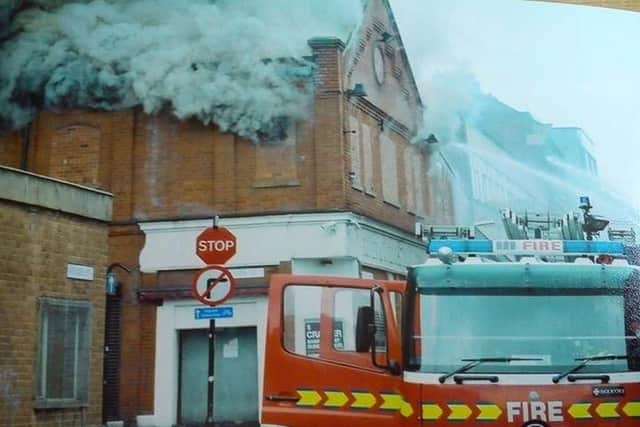 Fire destroys the Gatecrasher building in June 2007.