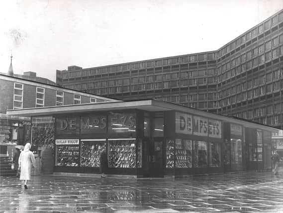 Park Hill was home to shops as well as hundreds of flats.