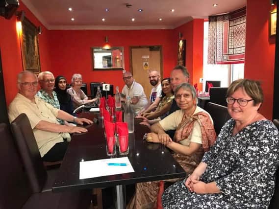 A dinner to denounce terrorism was conducted in Sheffield last night