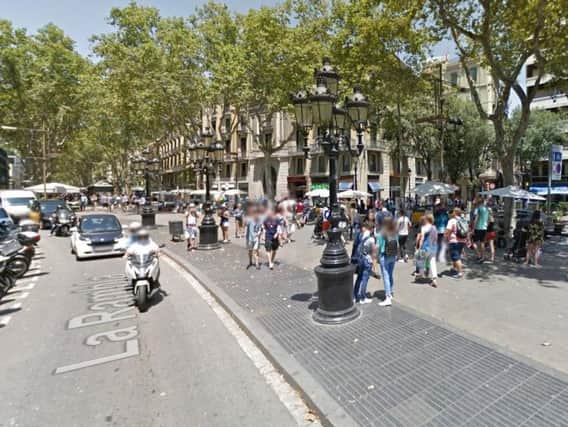 La Rambla, Barcelona. Google Street View
