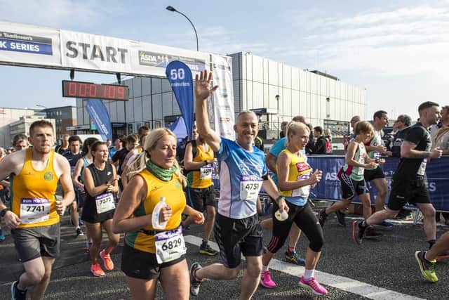 Thousands of runners took part in this year's race