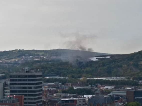 A fire broke out at the former ski village in Sheffield last week