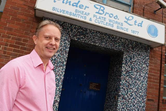 Michael Pinder outside Pinder Bros Ltd on Arundel Street. The company is celebrating its 140th anniversary. Picture: Marie Caley