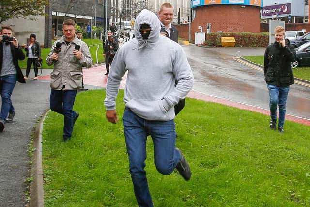 Nabeel Kurshid, 34, arrives at Sheffield Magistrates Court. Picture: Tom Maddick