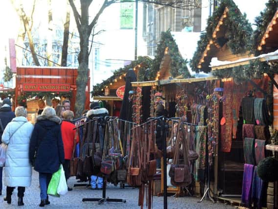 The market will be on Fargate and in the Peace Gardens.