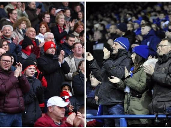 Sheffield Wednesday and Sheffield United fans