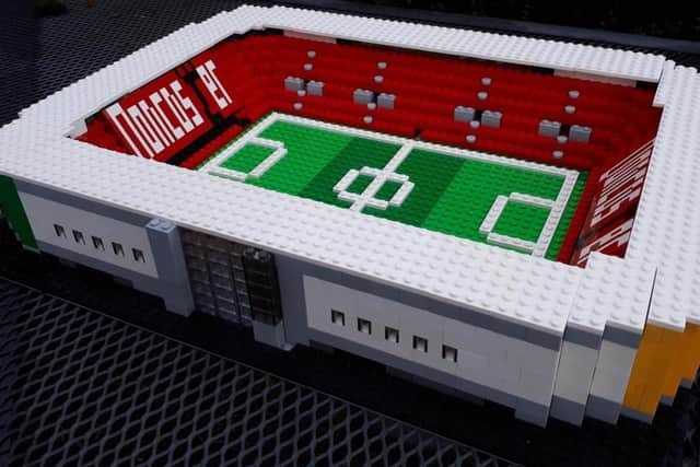 Doncaster Rovers' Keepmoat Stadium is built from 1,200 bricks.