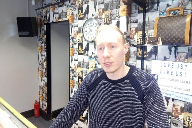 Stuart Herrington, media manager at The Chapel Jewellers on London Road