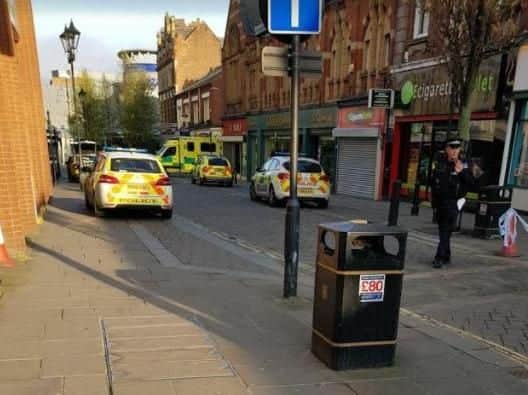 A man was stabbed in Doncaster today