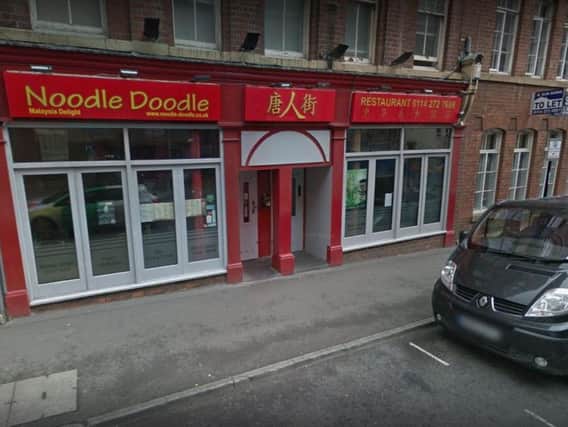 Christopher Lister carried out the 'sneak-in' burglary at Noodle Doodle on April 4 this year