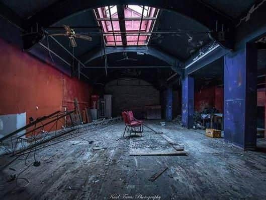 An abandoned night club, the location of which remains under wraps (pic: Karl Travis)