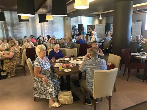 Around 60 people attended the afternoon tea at Copthorne Hotel, Bramall Lane, Sheffield