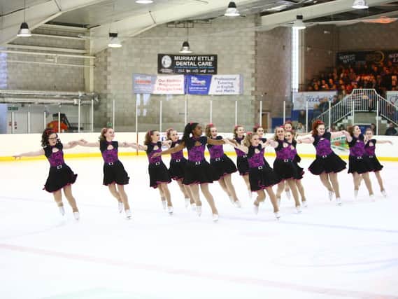 Members of SSSA on the ice