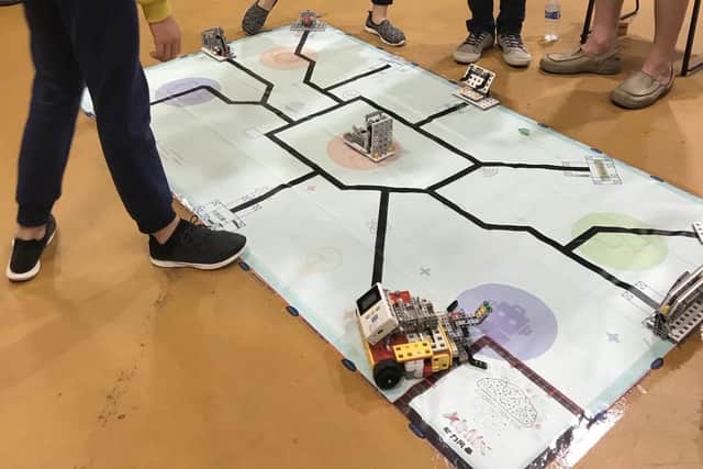 Action from the 2018 UK Regional World Educational Robot (WER) Contest in Sheffield