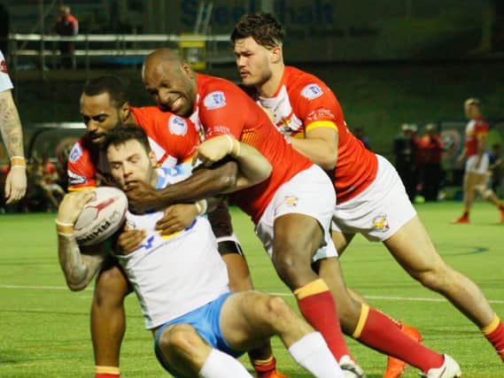 Sheffield Eagles in action. Pic: Alex Coleman